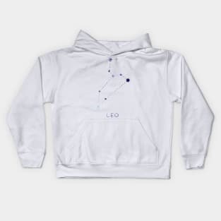 LEO STAR CONSTELLATION ZODIAC SIGN Kids Hoodie